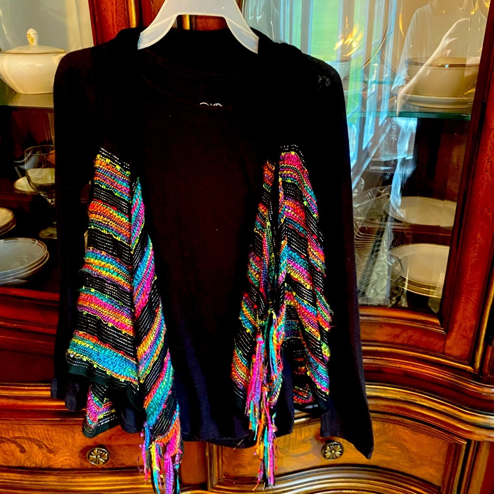 Justice Long sleeve tee with cardigan